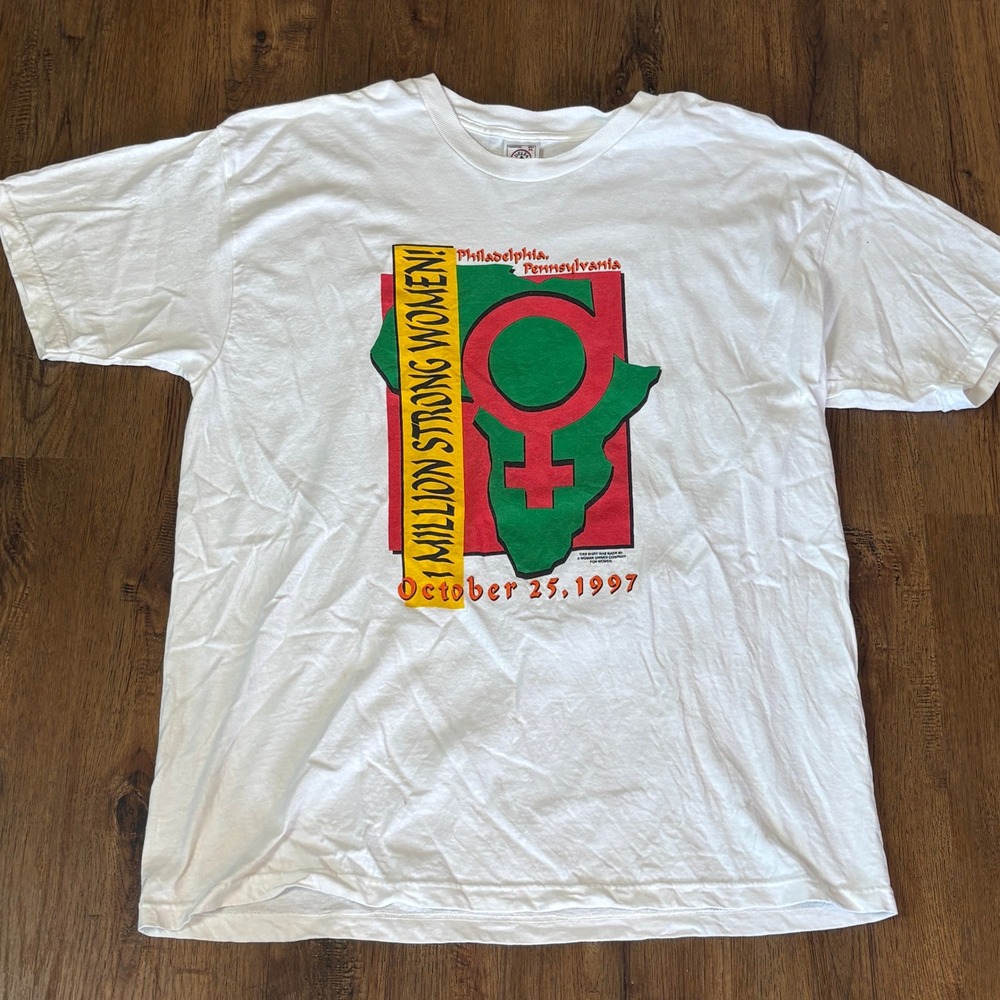 Vintage Million Woman March XXL 1997 Sisterhood 90s